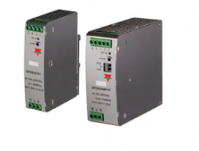 SPDE series: high performance and compact dimensions for DIN-rail mounting power supplies